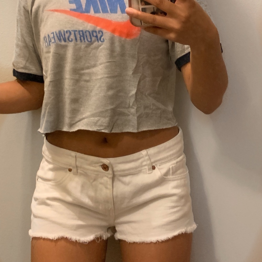 Denim & Co White Shorts